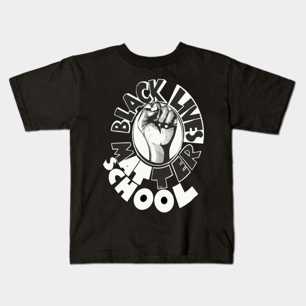 Black Lives Matter at School Kids T-Shirt by Goff House Studios